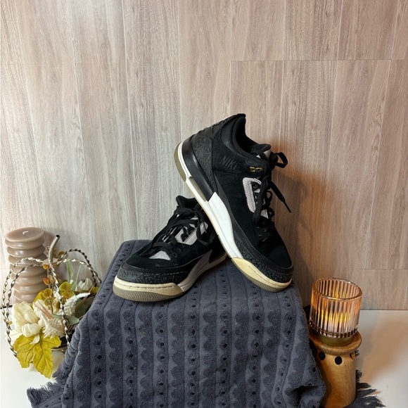Nike Air Jordan 3 Retro Tinker Hatfield Black White Athletic Shoes Sneakers main image 9